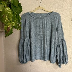 Loft Balloon Puff Long Sleeve Shirt